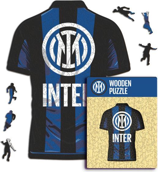 Actual product image Iconic FC Inter Milan - Jersey - Wooden Puzzle Size S (150 pieces) (150 pieces)