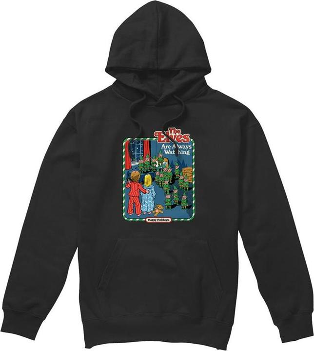 Produktbild Steven Rhodes The Elves Are Always Watching Kapuzenpullover (M)