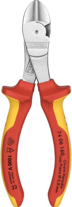 Productafbeelding Knipex Krachtige zijsnijders 74 06 160 (160 mm)