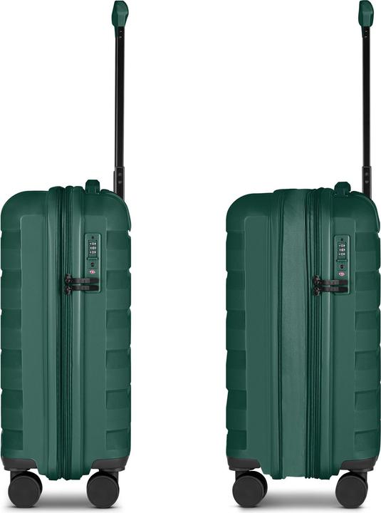Actual product image D&N South Dakota 4 Rollen Kabinentrolley S 56 cm mit Dehnfalte (40 l)