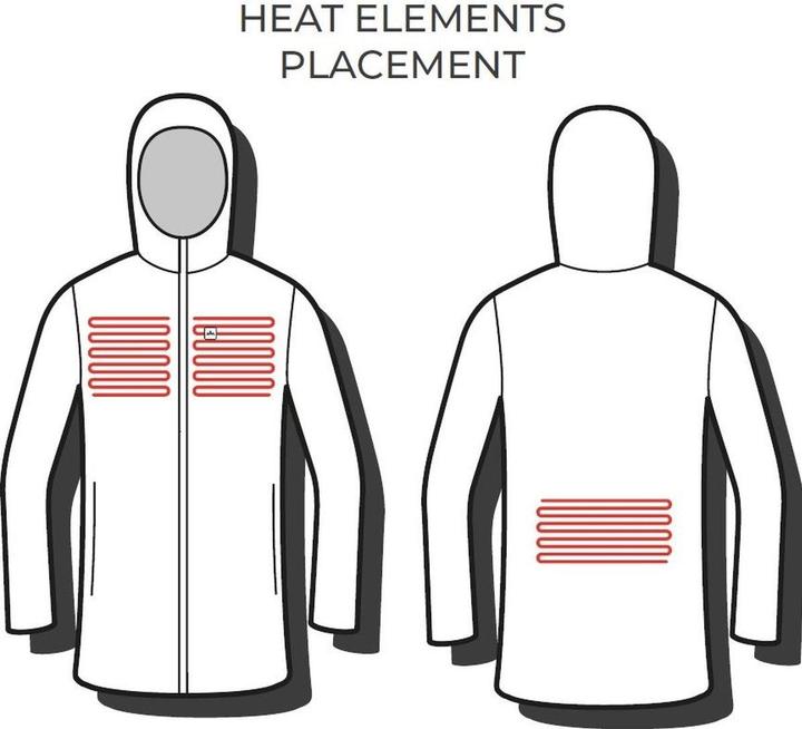 Actual product image Heat Experience Heated Oslo Coat M
