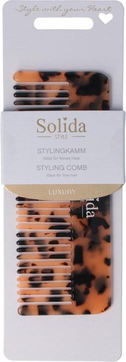Actual product image Solida Styling comb acetate horn look