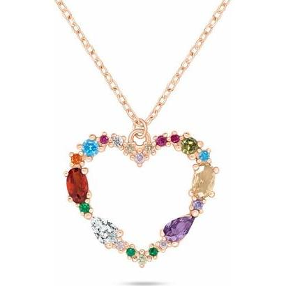 Brilio, Armschmuck, Silver - Tennis bracelet with fuchsia cubic zirconia BRC171WBO