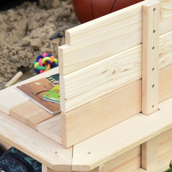 Actual product image Outsunny Sandpit with adjustable roof