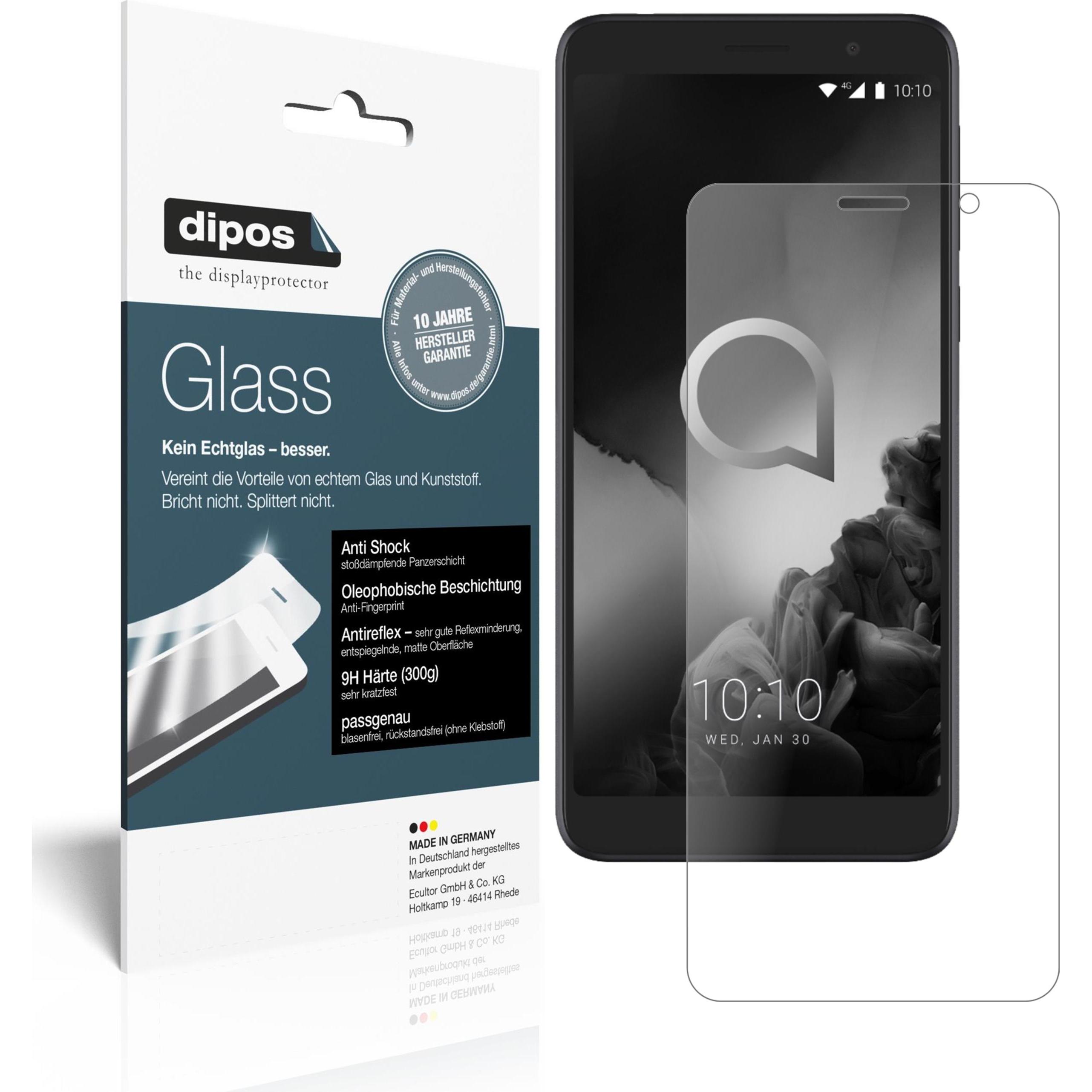 Dipos Displayschutz Anti-Shock (1 Stück, Alcatel 1C (2019)), Smartphone Schutzfolie, Transparent