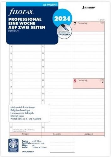Image du produit Filofax A5 INH.1W/2S.PROF.FRANÇAIS (A5)
