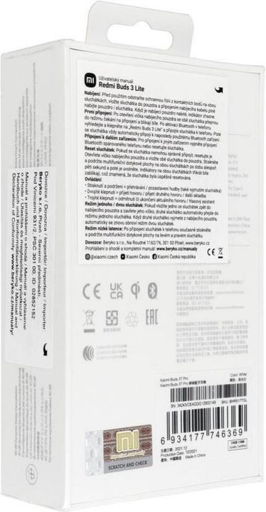 Image du produit Xiaomi Buds 3T Pro (ANC, 6 h, Sans fil)