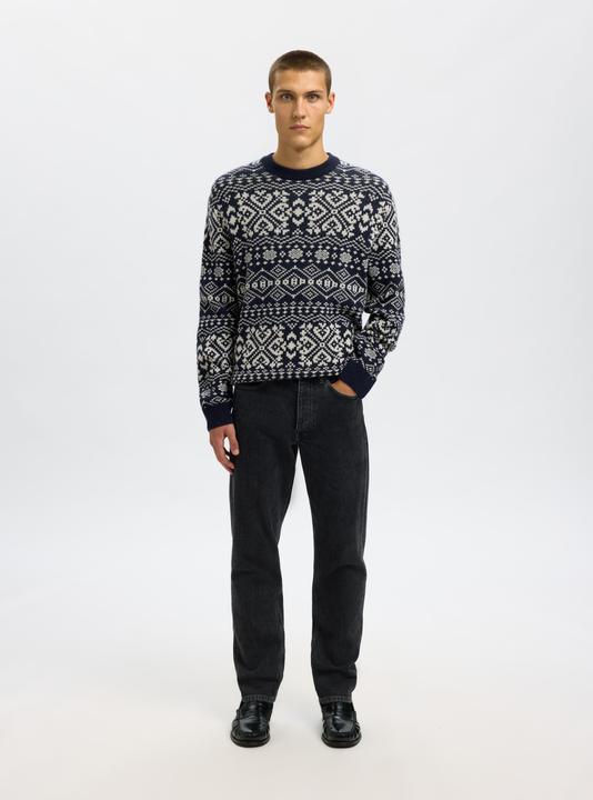 Produktbild Selected Wollmix Pullover mit Rundhalsausschnitt (M)