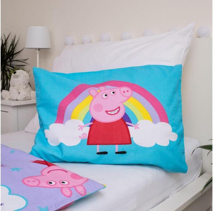 Produktbild Tinisu Peppa Pig Wutz Kinder-BettwÃ¤sche Mickey 100 x 135 cm - weiche Baumwolle