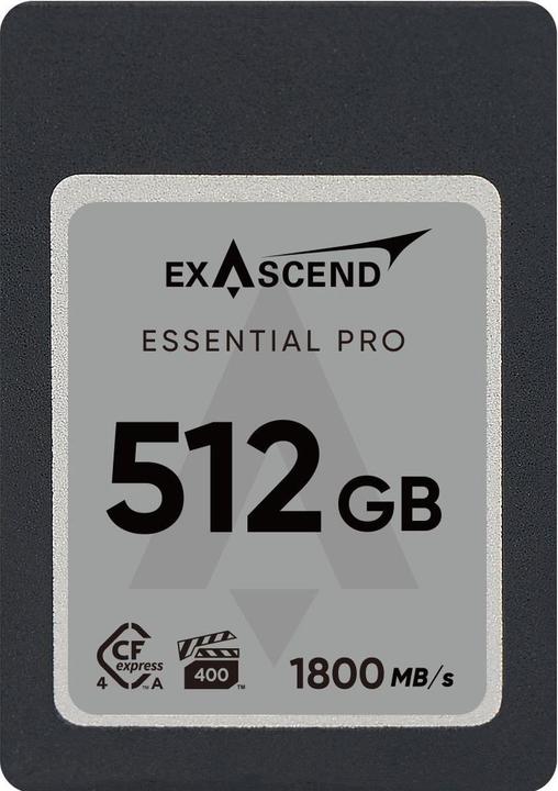 Exascend CFexpress 4.0 Type-A (Essential Pro) 512GB (ES118322) (512 GB, CFexpress, CFexpress type A)