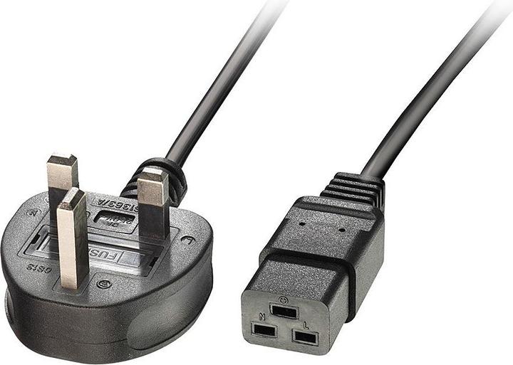 Produktbild Lindy UK Netzkabel, IEC C19, 2m (2 m)