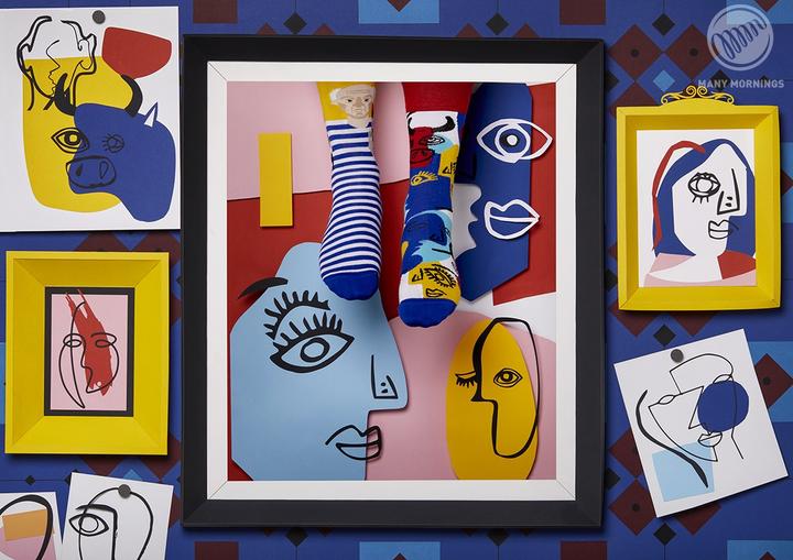 Actual product image Many Mornings Picasso (Single pack, 39 - 42)