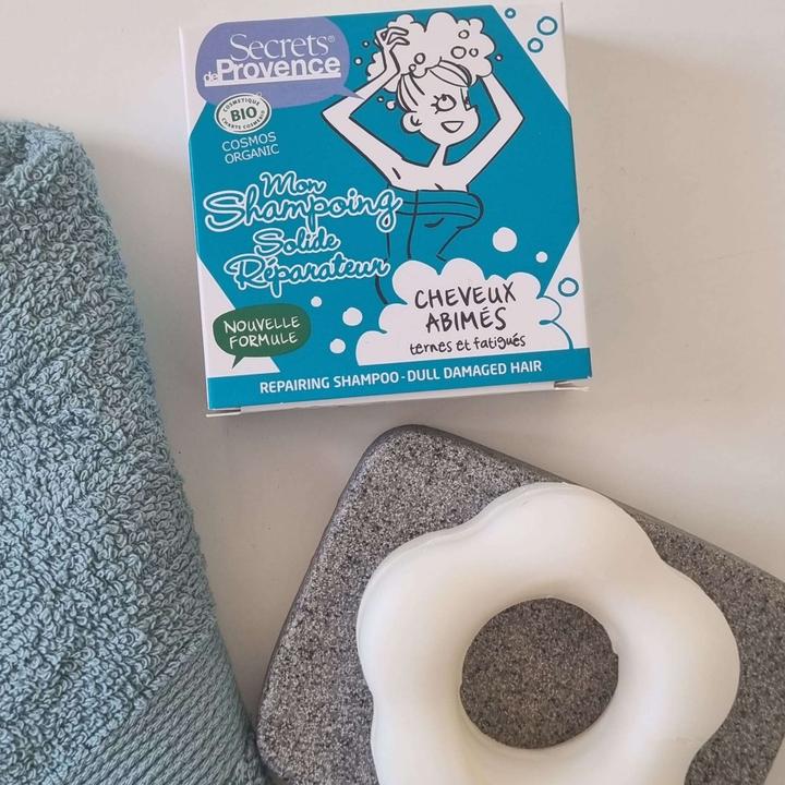 Image du produit Secrets de Provence Shampooing Cheveux abîmés COSMOS (Shampoing solide)