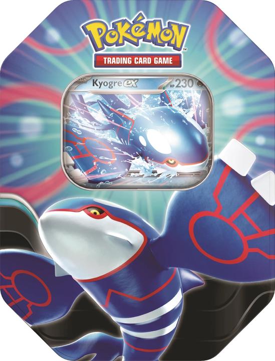 Actual product image Pokémon Spring Azure Legends Tin - Kyogre (English, Tin)