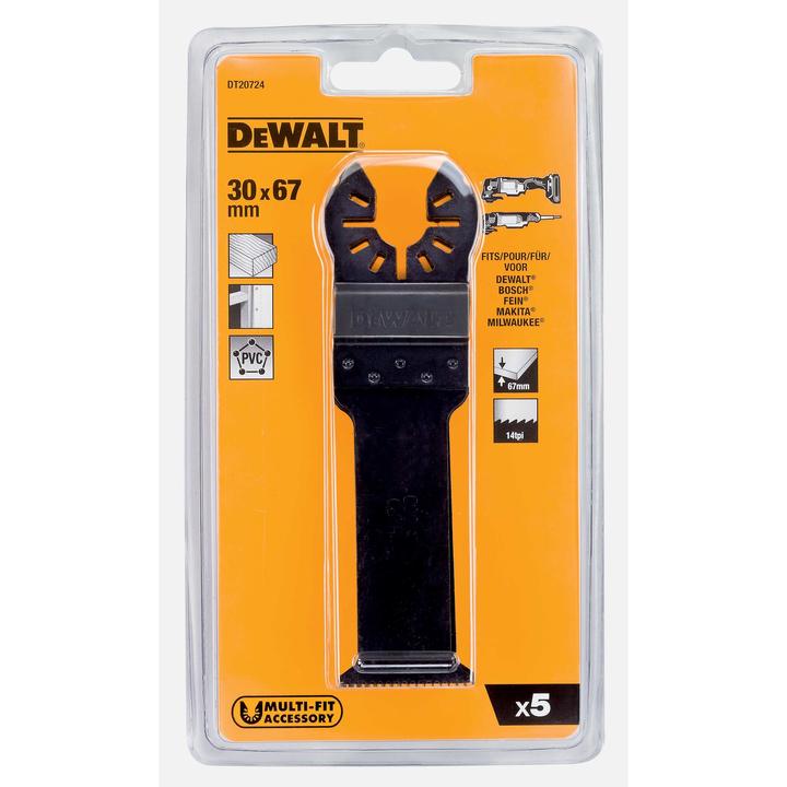 Actual product image DeWalt DT20724QZ Multifunction Tool Accessories Saw Blade