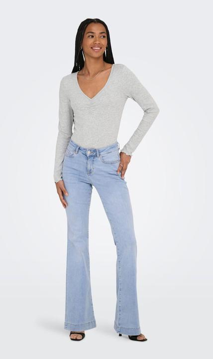 Image du produit Only ONLBLUSH Mittlere Taille Retro-Fit, ausgestellt Jeans Flared fit jeans (XXL)