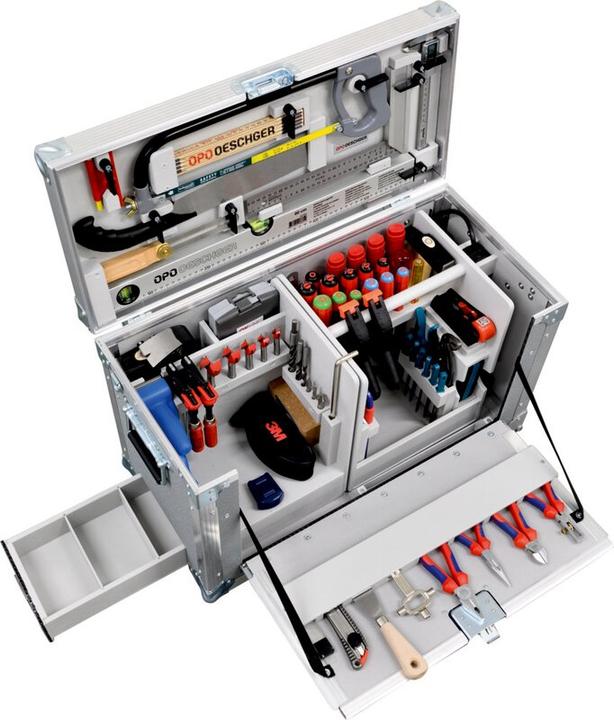 Actual product image OPO Lightweight carpenter toolbox PROFI 3 (69 pieces)