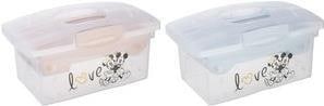 Produktbild keeeper kids Aufbewahrungsbox "patryk minnie", nordic-pink mit Deckel und Griff, praktischer Organizer mit E