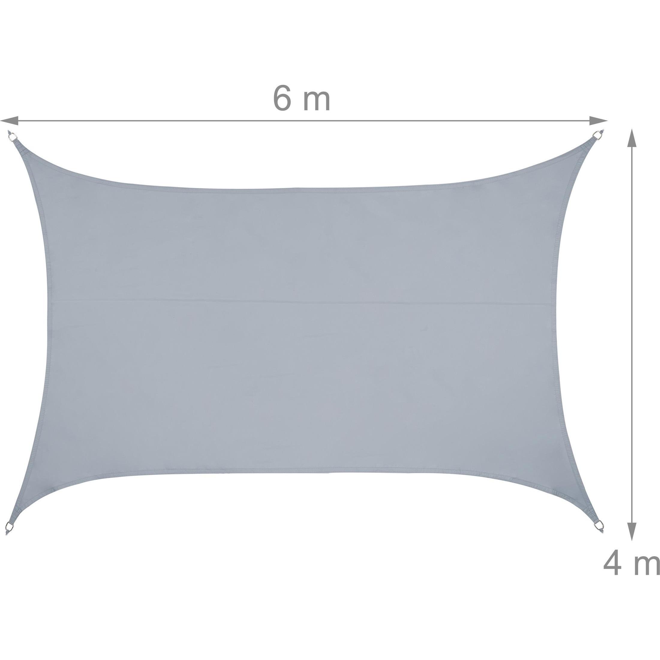 Thumbnail - Relaxdays, Sonnensegel, Sonnensegel (400 x 600 x 0.1 cm)