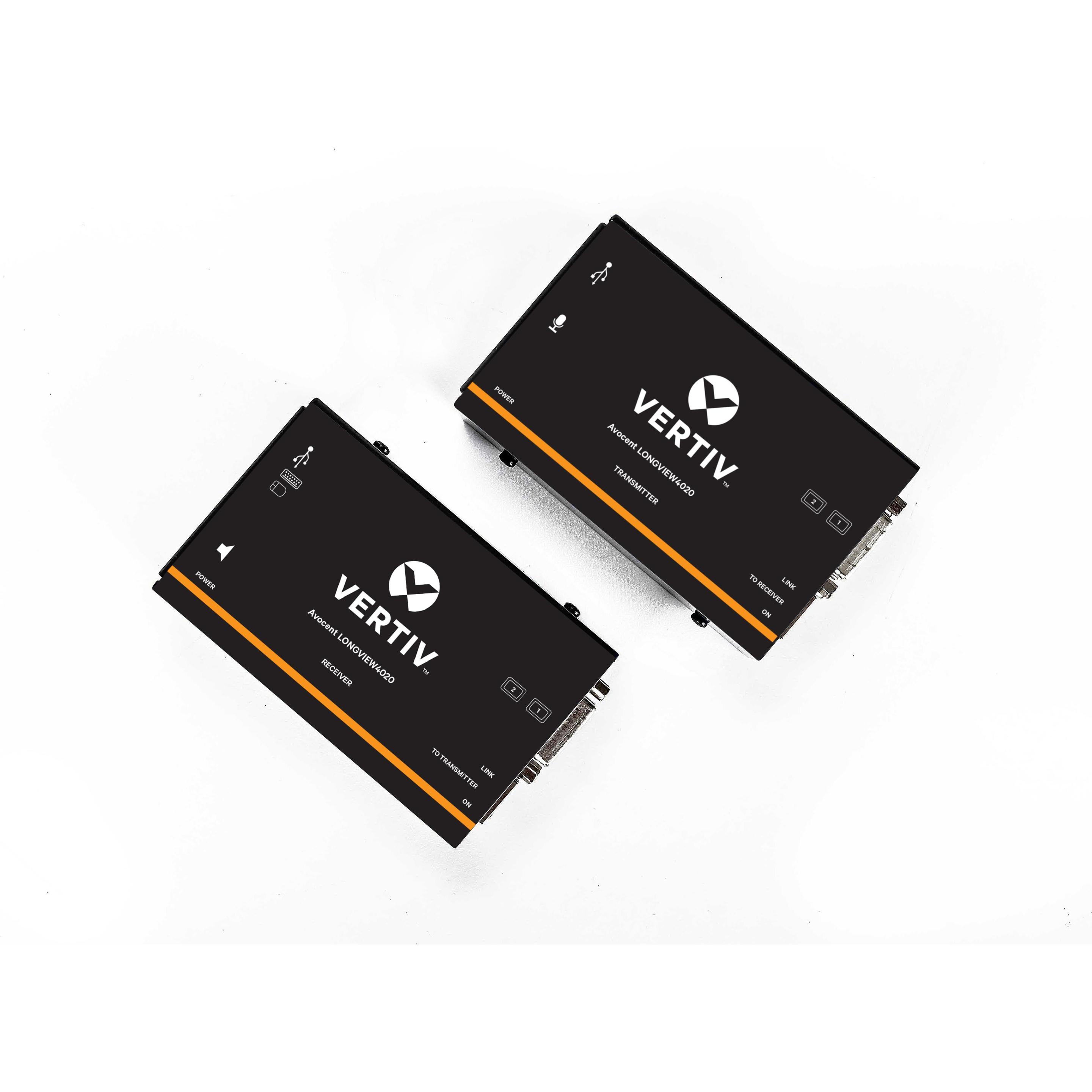 Vertiv Longview Dual Dvi USB Audio, KVM Switch, Blau