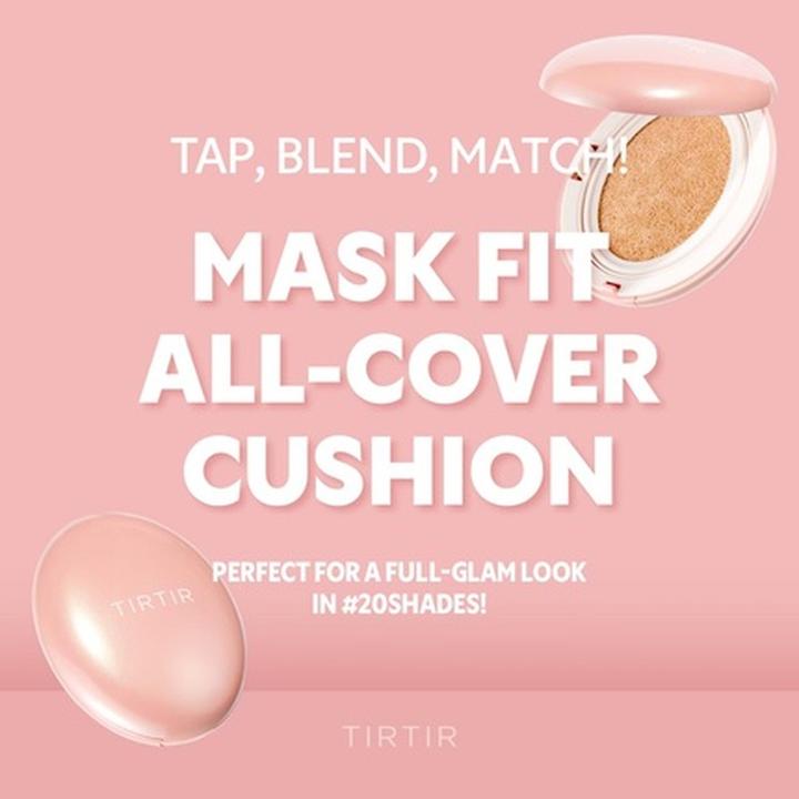 Actual product image TirTir Mask Fit All Cover Pink Cushion Foundation - High Coverage Velvety Matte