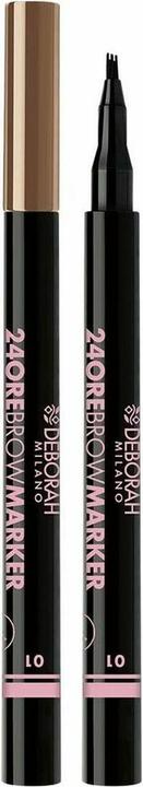 Actual product image Deborah Milano 24h Brow Marker 01 Blonde Pencil Eyebrows Cosmetic Makeup (Blonde)