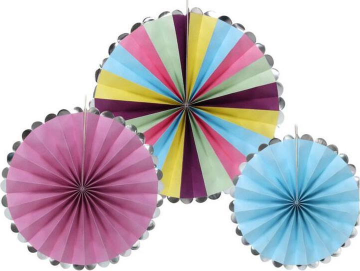 Image du produit Papier éventail, lot de 3