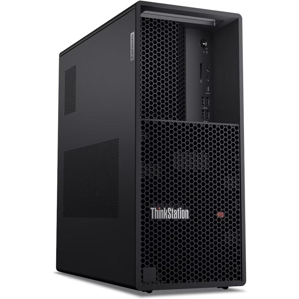 Lenovo Thinkstation P3 Tower Gen 2 (125 GB, 64 GB, Intel Core Ultra 7 265K, RTX 2000 Ada), PC, Schwa