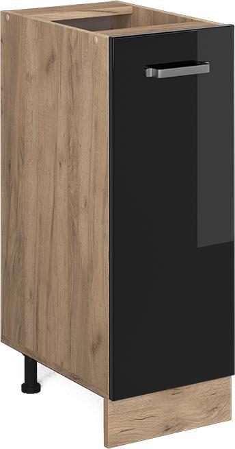 Goldkraft oakFront: Black, High gloss