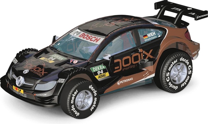 Darda 50395 Car Mercedes-Benz C-Coupé DTM Wehrlein, racing car with replaceable pull-back engine, Fah