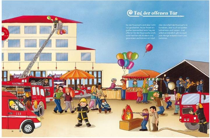 Produktbild Lieder und Geschichten von der Feuerwehr (Deutsch, K75 Medienpark, Petra Schier, 2014)