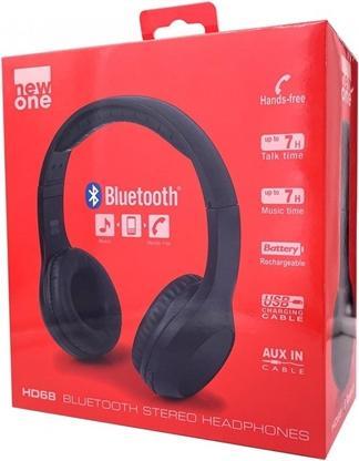 Image du produit New One Casque Bluetooth HD 68, noir (Sans fil)