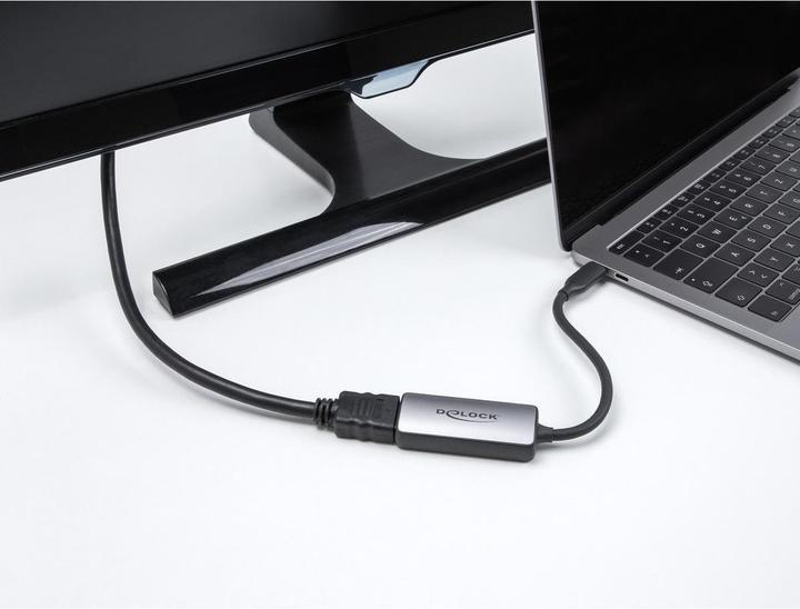 Produktbild Delock USB Type-C Adapter zu HDMI (DP Alt Mode) 8K 60 Hz mit (HDMI, 17 cm)