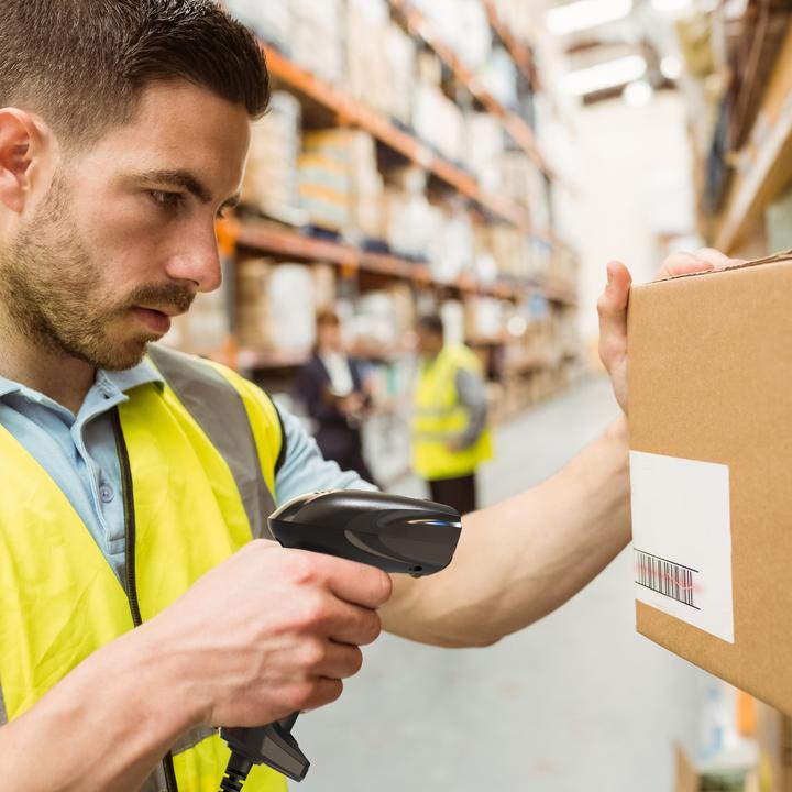 Produktbild Aplic Barcodescanner kabelgebunden USB, manuell/auto, Standhalterung Handscanner, hochauflösend, Plug&Play (2D-Barcodes)