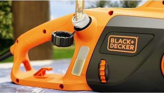 Produktbild Black & Decker 2000 Watt Kettensäge, 40cm Schwertlänge, werkzeugloser Kettenspanner (Elektro Kettensäge)