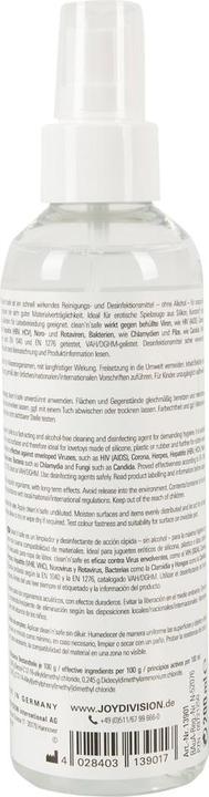 Image du produit Joydivision Clean & Safe (200 ml)