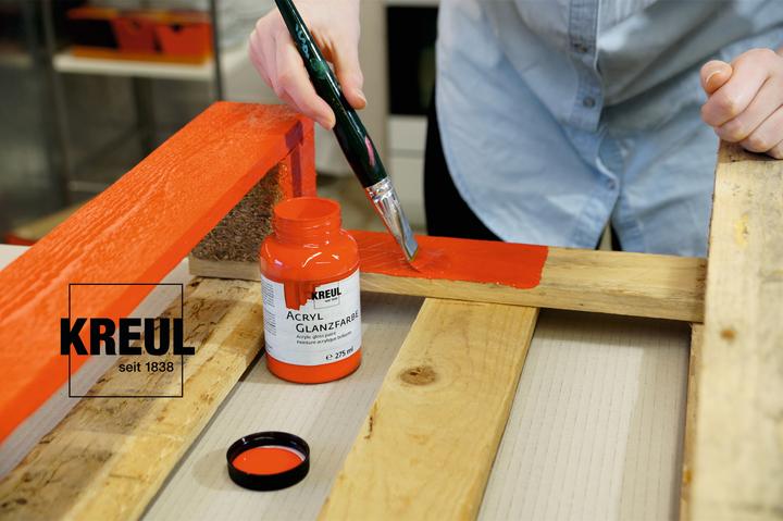 Actual product image Kreul Acrylic gloss paint, 20 ml (Dark red, 20 ml)