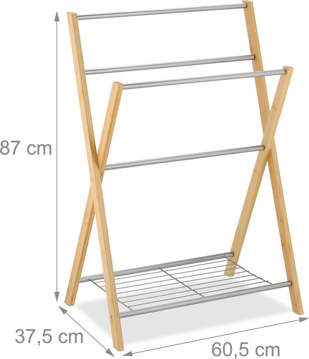 Actual product image Relaxdays Towel rack