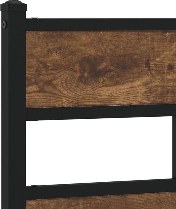 Image du produit VidaXL Lit sans matelas Chêne fumé (90 x 200 cm)