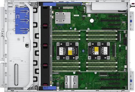 Actual product image HPE ProLiant ML350 Gen10, 2.4 GHz, 4210R, 16 GB, DDR4-SDRAM, 800 W, Tower (4U) (Intel Xeon Silver 4210R, 16 GB)