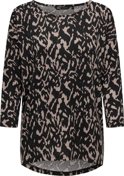 Actual product image Only Printed top with 3/4 sleeves (M)