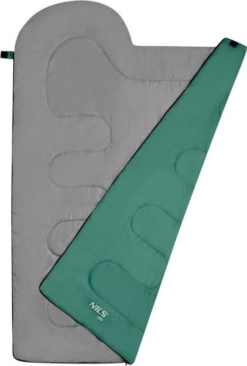 Actual product image Nils Camp sleeping bag NC2105 green-grey L (210 cm)