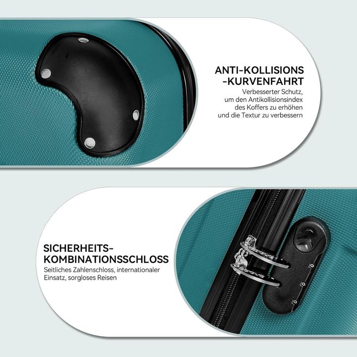 Produktbild Beibye Hartschalen Handgepäckkoffer mit Zwillingsrollen (38 l)
