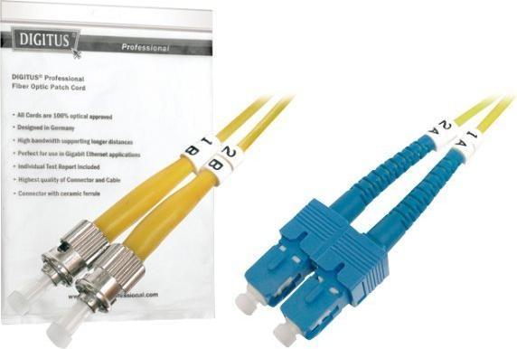 Actual product image Digitus Fiber Optic Singlemode Patch Cord, ST / SC (3 m)