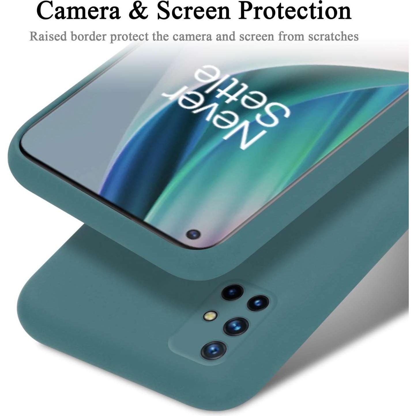 Thumbnail - Cadorabo Hülle für OnePlus Nord N10 5G TPU im Liquid Case Design (OnePlus Nord N10 5G), Smartphone Hülle, Grün