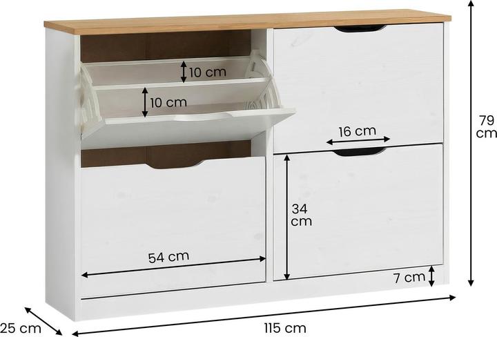 Immagine prodotto IDIMEX Basil (115 x 25 x 79 cm)
