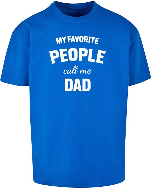 Merchcode Fathers Day - My Favorite People Call Me Dad Heavy Oversize Tee - 112969 (XS)