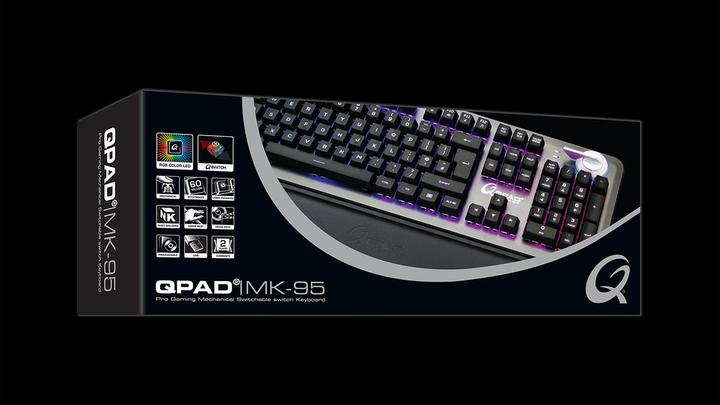 Productafbeelding QPAD MK-95 Toetsenbord USB QWERTY Italiaans (IT, Bedraad)