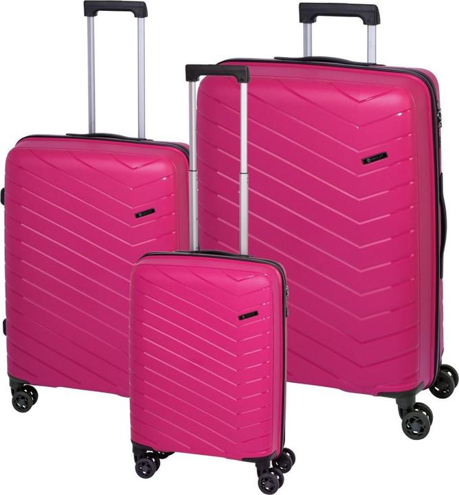 Actual product image Check.In Orlando - Trolley set of 3 (218 l, Hand luggage (up to 50 litres), L (90 - 115l), XL (from 140l))