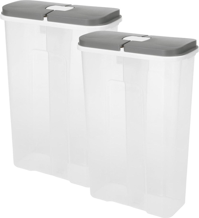 Produktbild Excellent Houseware 2er-Set Vorratsdose XL mit 2 FÃ¤chern, 3550 ml (3.55 l)